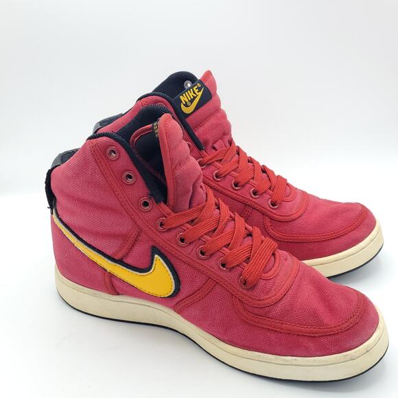 RARE 2004 Nike Vandal Hi Canvas Varsity Red yellow 308852-671 Men’s Size 8.5 main image 7